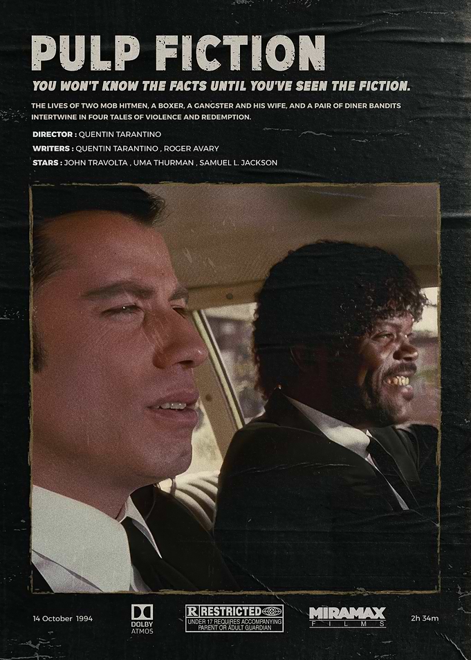 Pulp Fiction Movie Poster