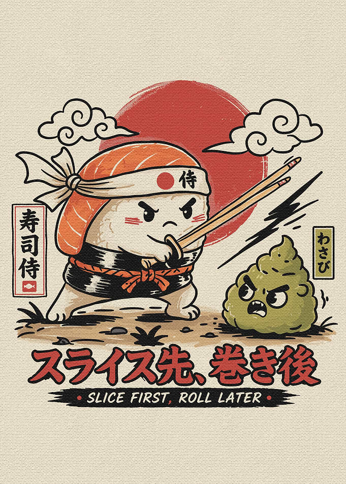 Sushi Samurai vs. Wasabi Monster