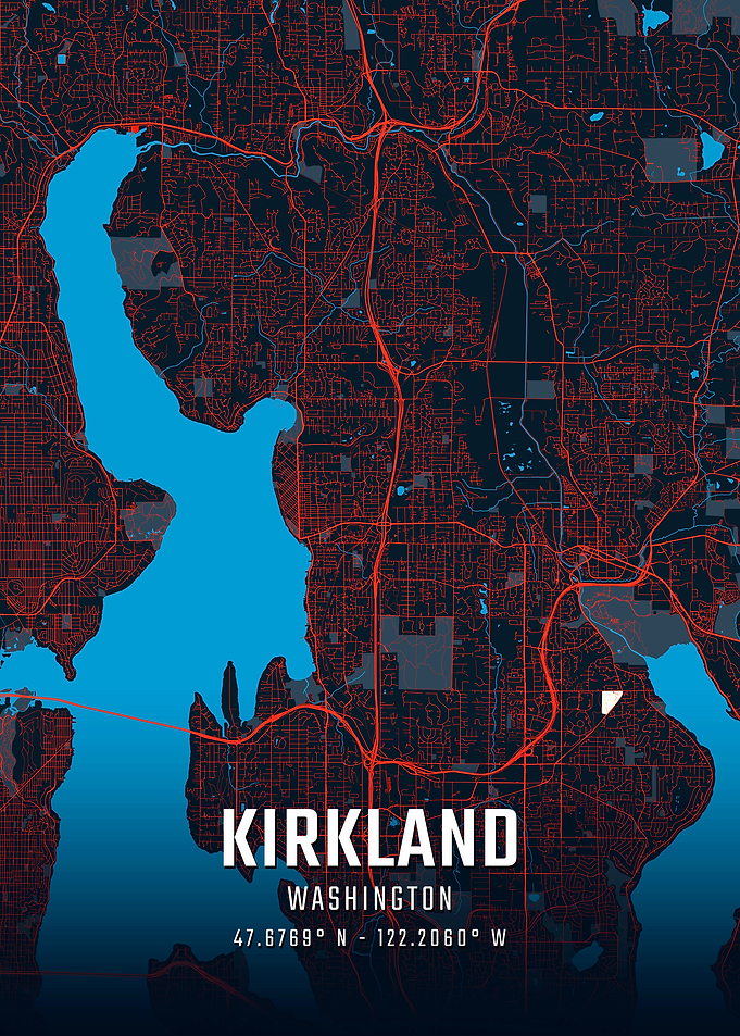 Kirkland Washington City Map