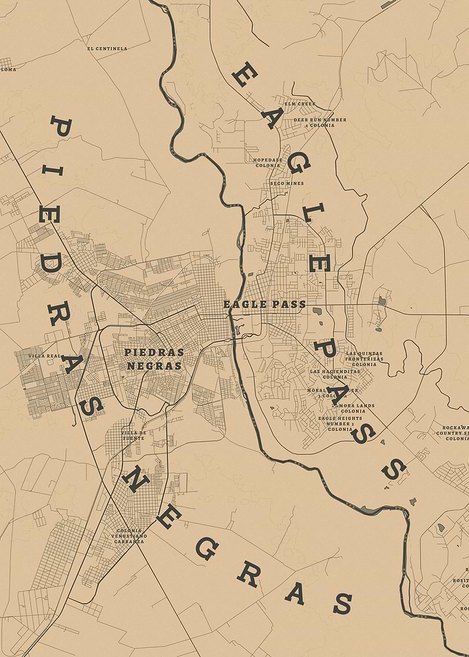 Eagle Pass, Texas and Piedras Negras, Mexico