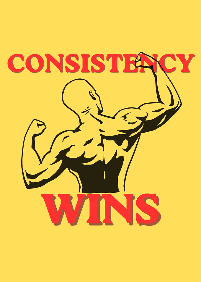 Consistency Wins Bodybuilder