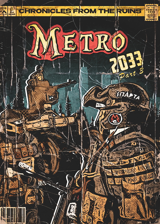 Metro 2033 Comic Cover Art