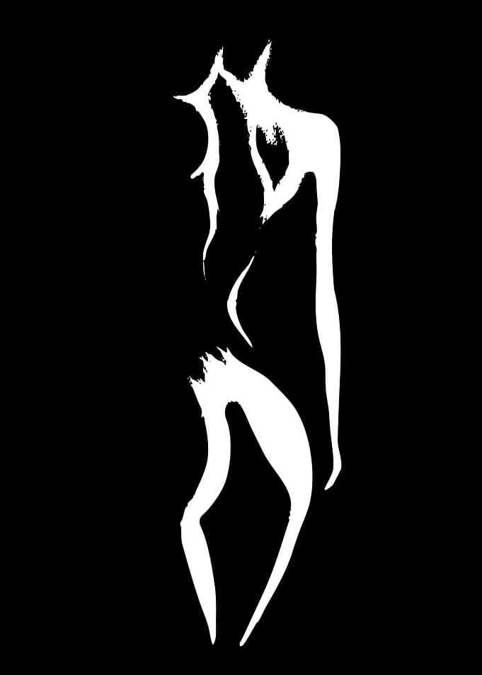Abstract Silhouette of a Woman
