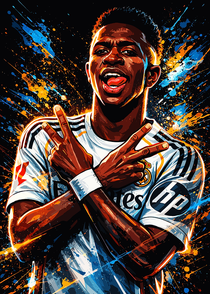 Vinicius Jr. Victory Pose