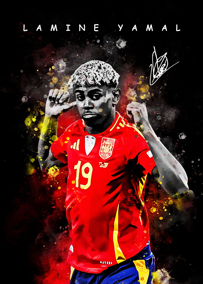 Lamine Yamal Soccer Player