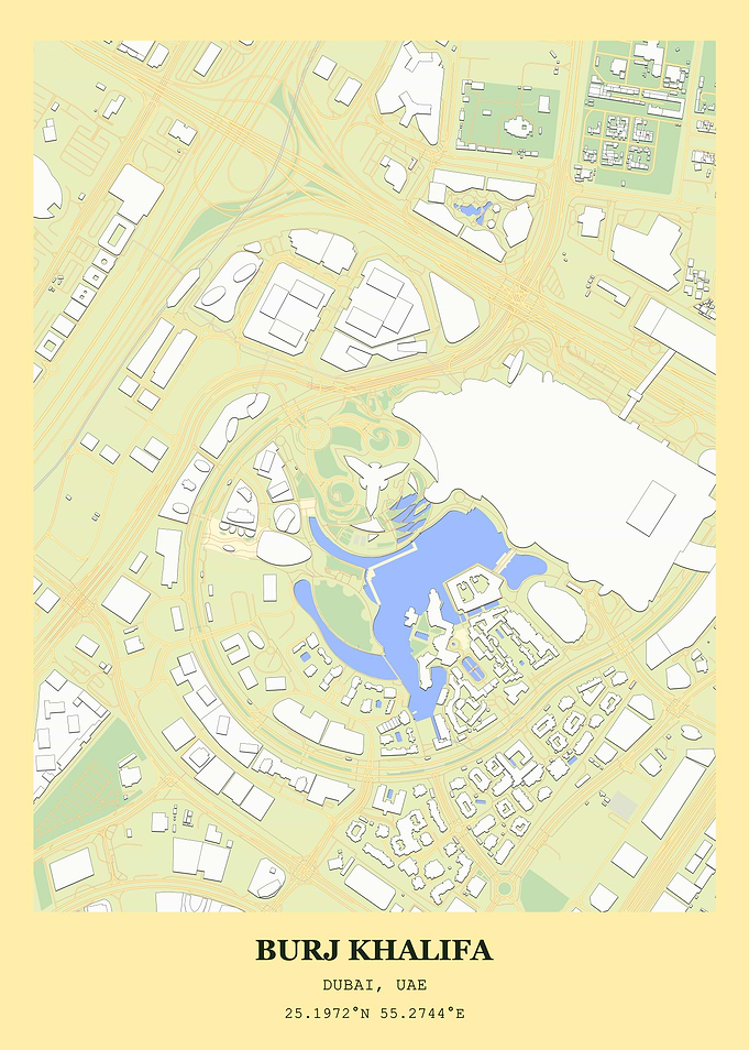 Burj Khalifa Map