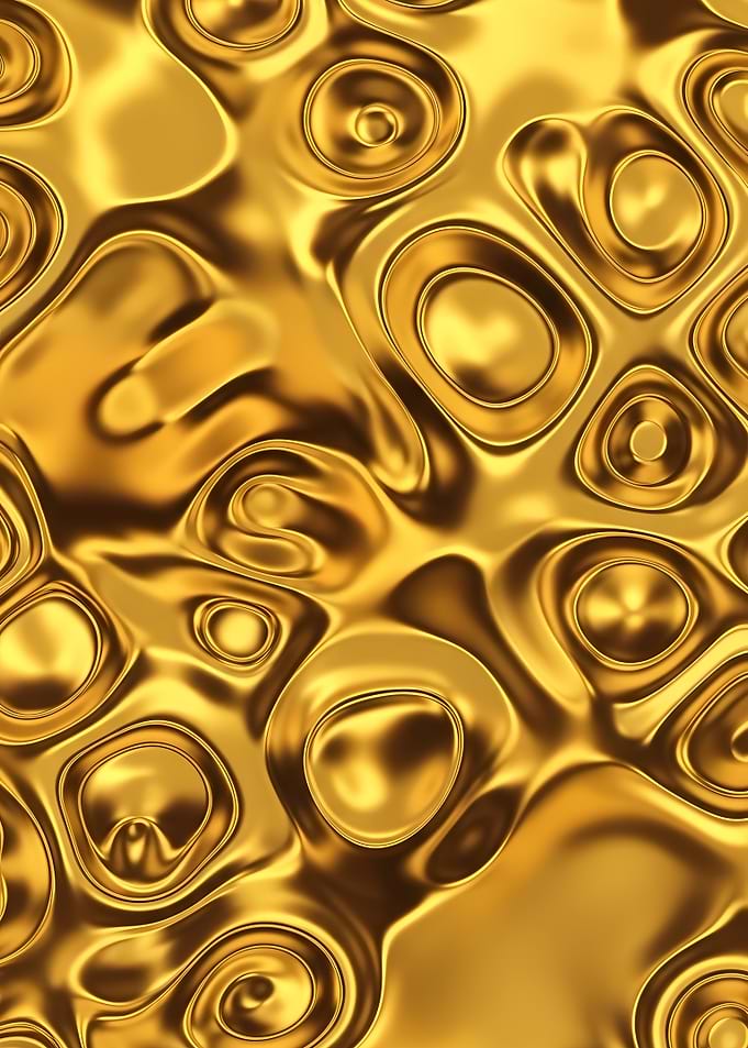 Liquid Gold Abstract Texture