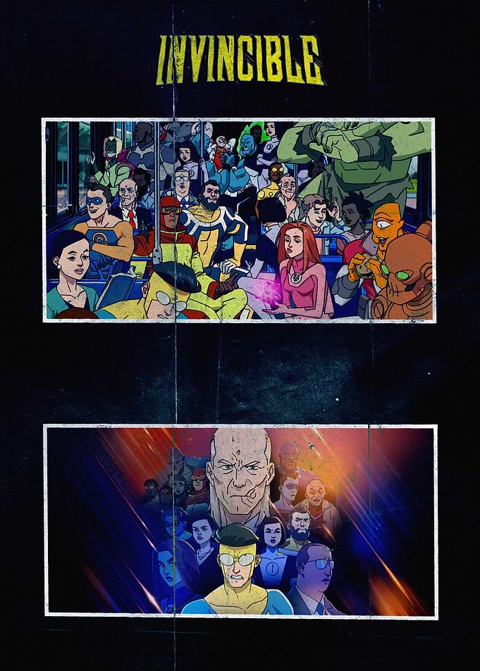 Invincible Comic Book Poster