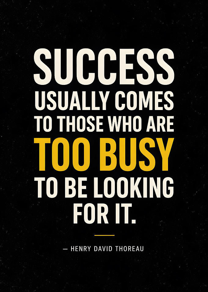 Success quote by Henry David Thoreau