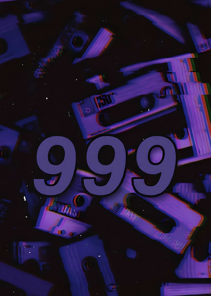 999 Cassette Tape Glitch Art