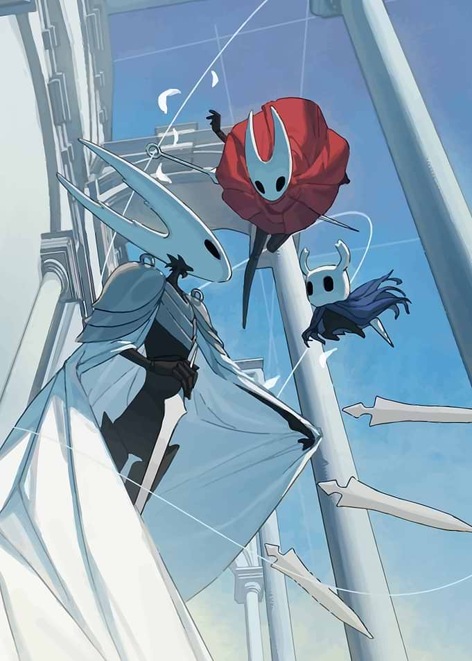 Hollow Knight Characters in Battle