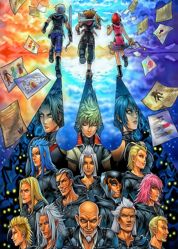 Kingdom Hearts Characters and Artwork