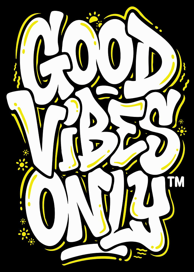 Good Vibes Only Text Art