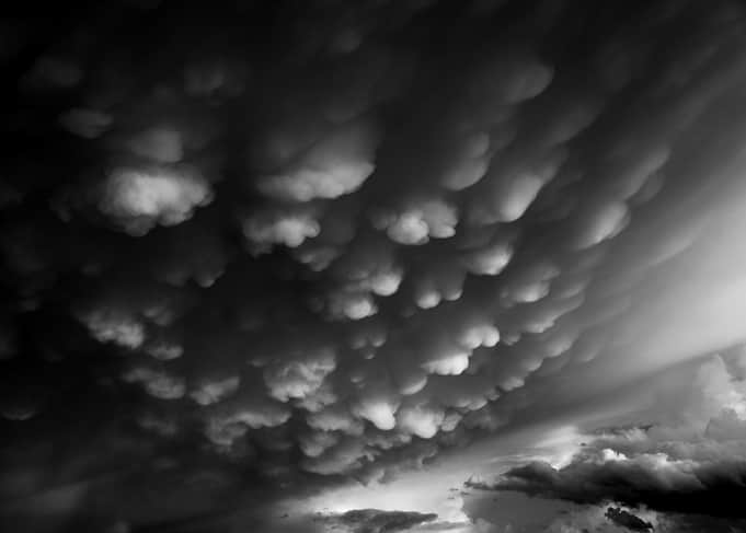 Mammatus Clouds During Storm