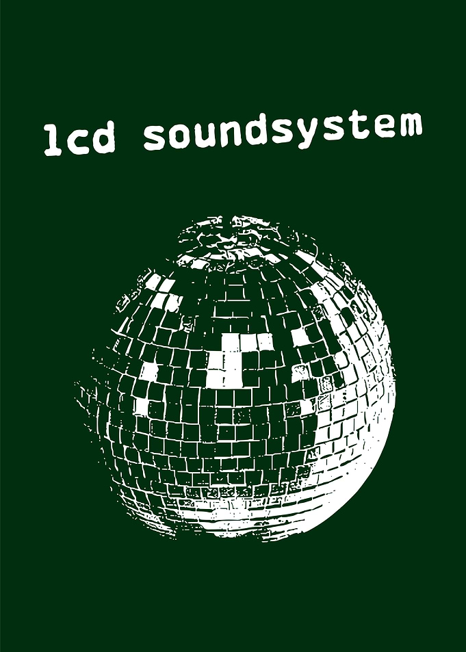 LCD Soundsystem Disco Ball Poster