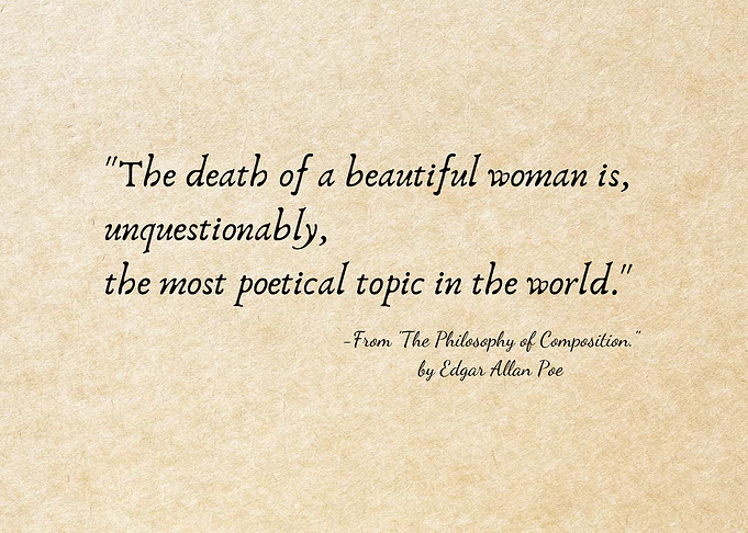 Edgar Allan Poe Quote on Death