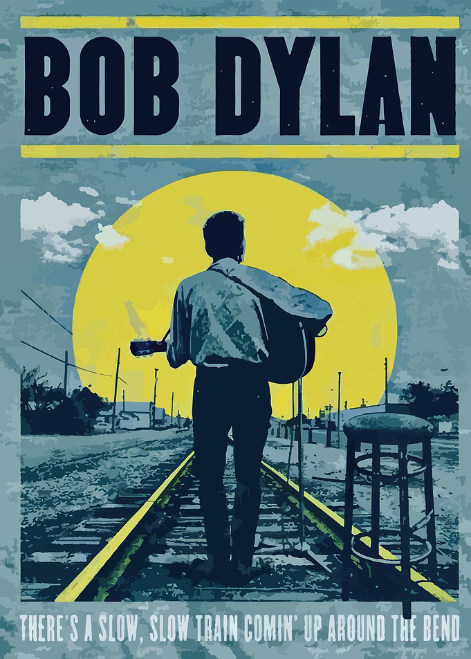 Bob Dylan on Train Tracks