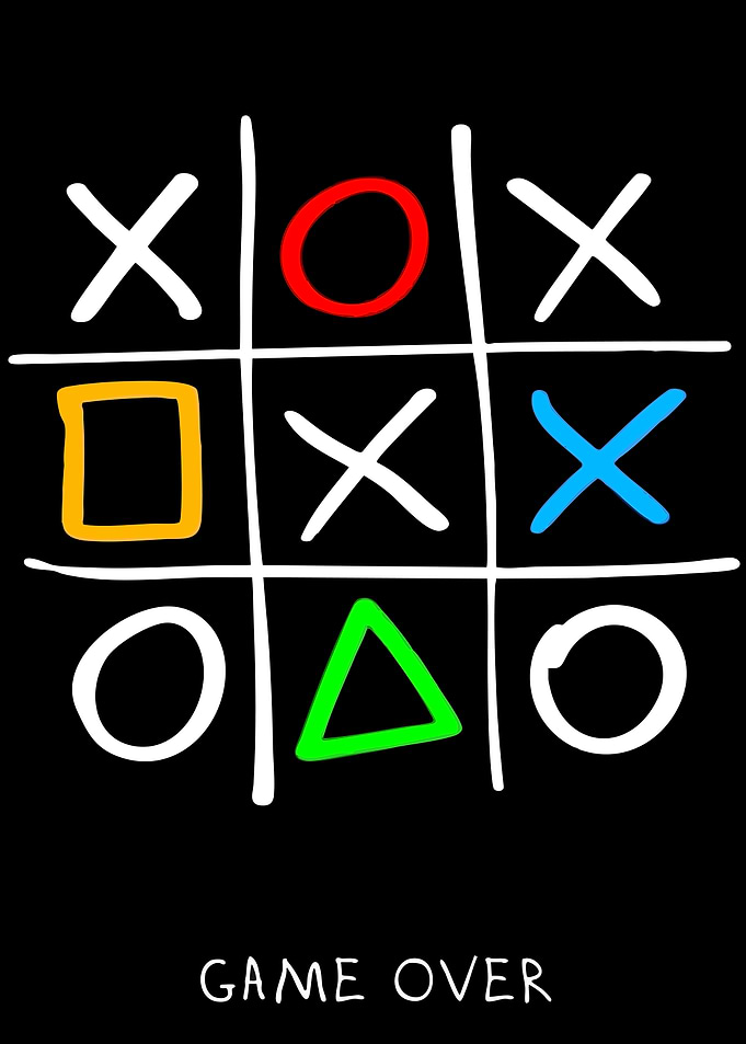 Tic Tac Toe Game Over