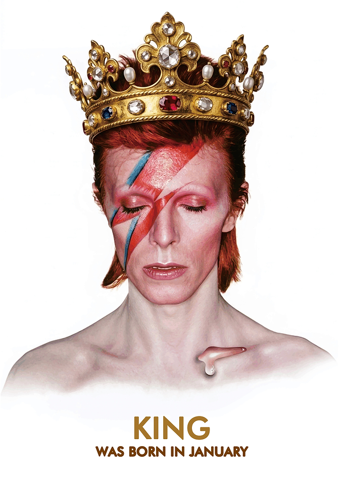 David Bowie King Portrait