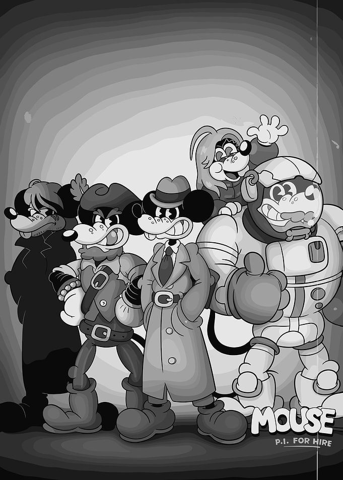 Mouse P.I. For Hire Crew