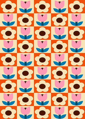 Retro Floral Pattern