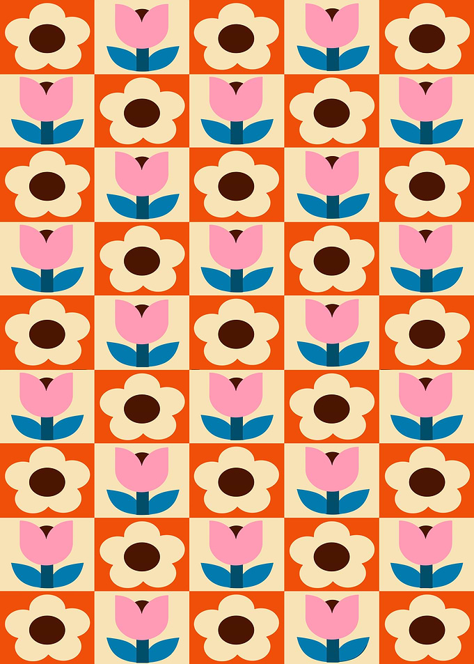 Retro Floral Pattern