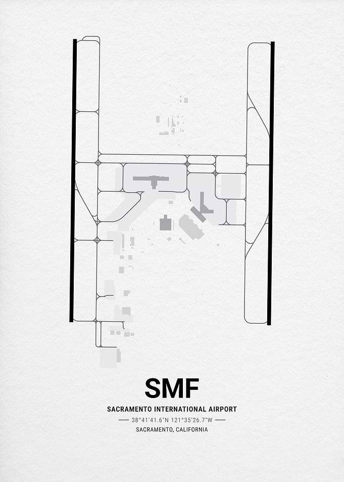 SMF Airport Map