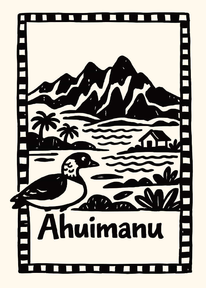 Ahuimanu Hawaii Travel Wall Art