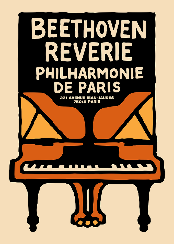 Beethoven Reverie Philharmonie de Paris Poster