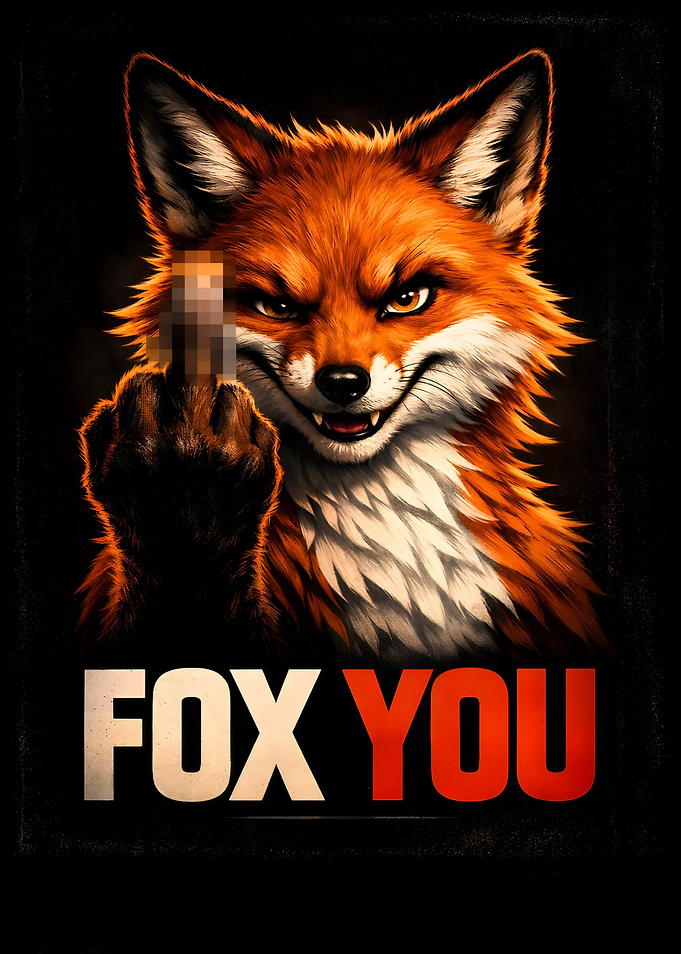 Fox Giving Middle Finger