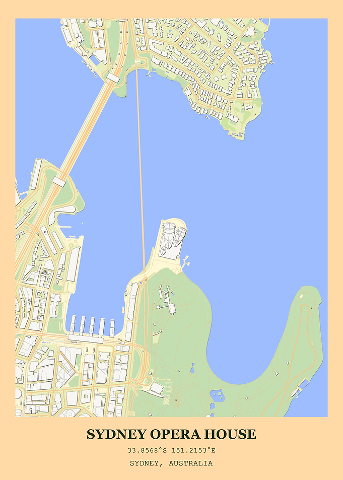 Sydney Opera House Map
