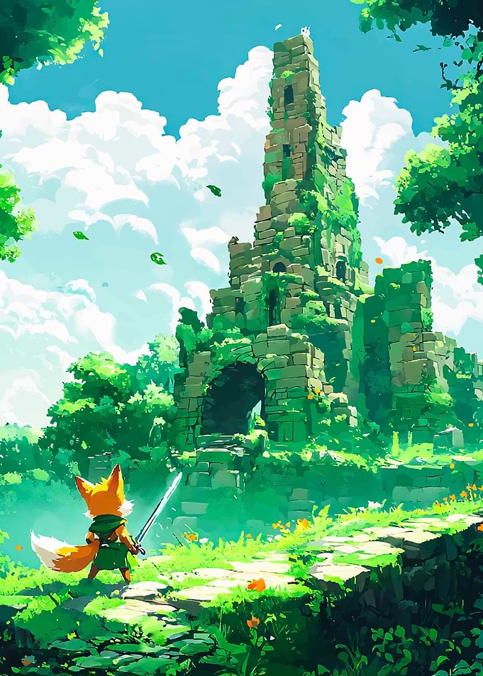 tunic game art