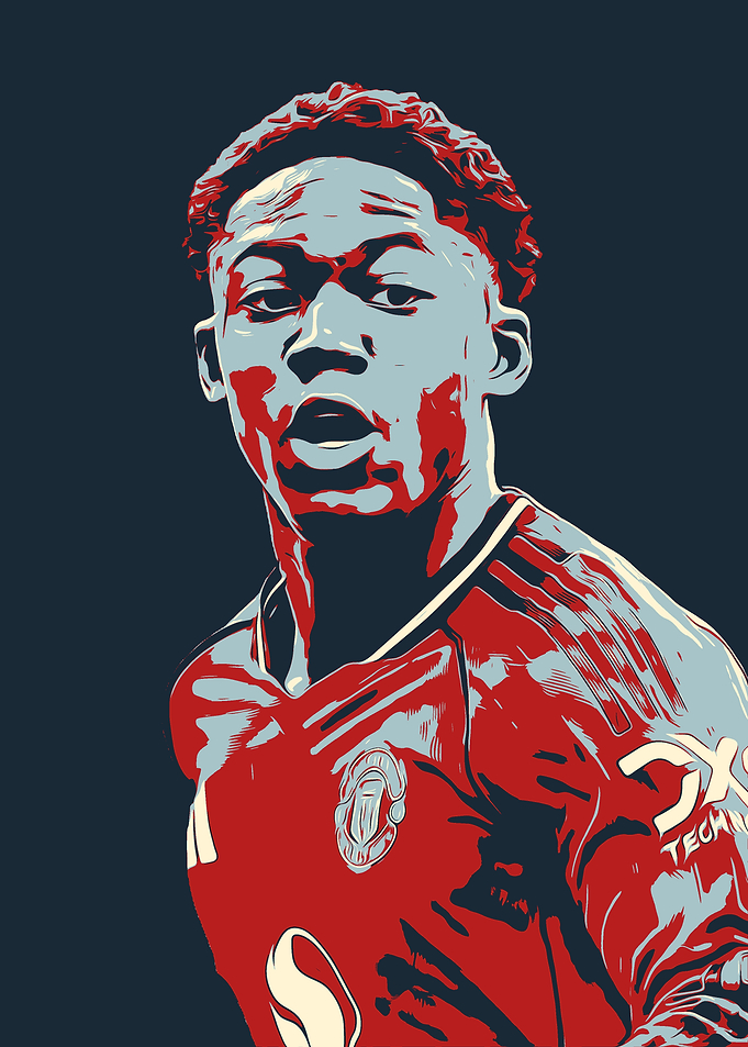 Kobbie Mainoo Portrait