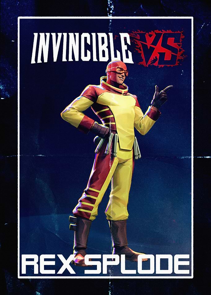 Rex Splode Invincible vs Game Poster
