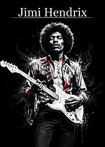 Jimi Hendrix Playing Guitar