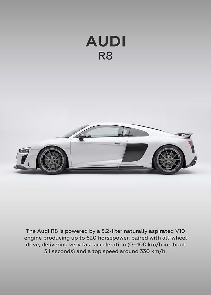 White R8 Supercar