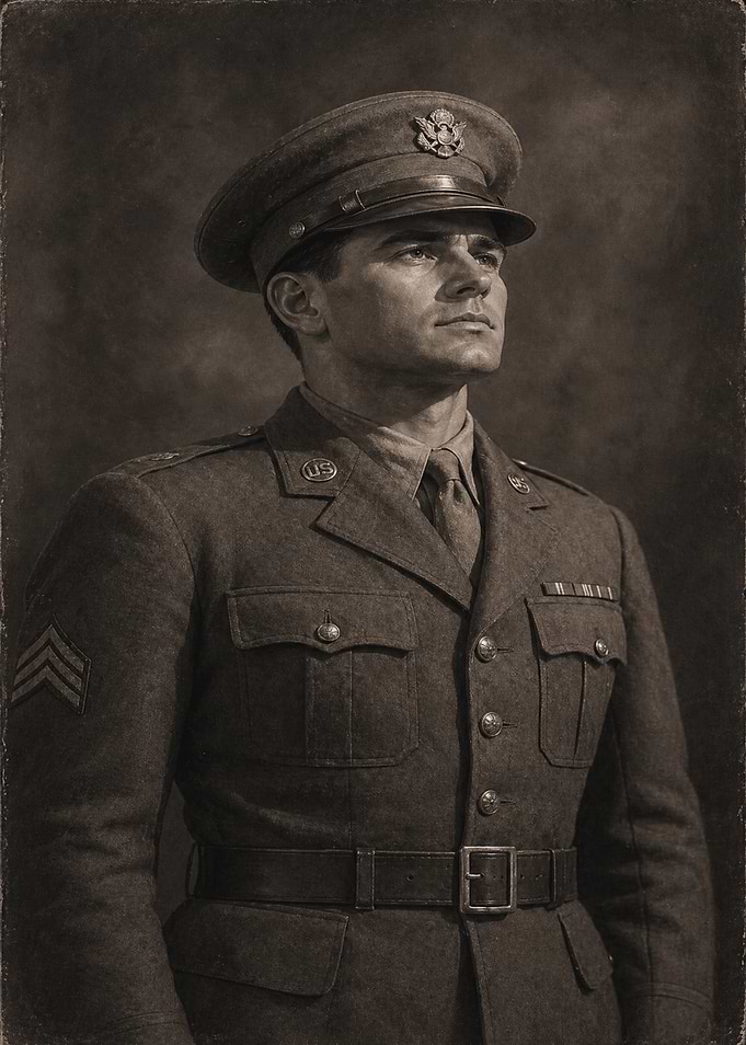 Pride and Duty – Retro Military Poster Style