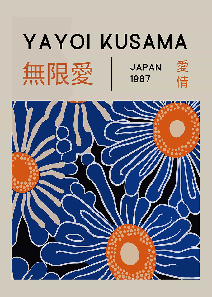 Yayoi Kusama Floral Art