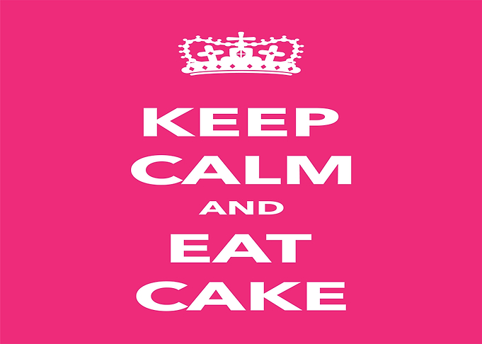 Keep Calm and Eat Cake