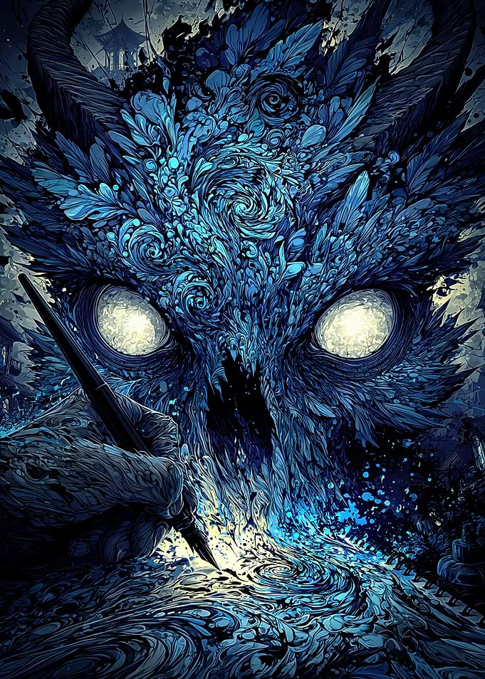 Creature Writing with Ink