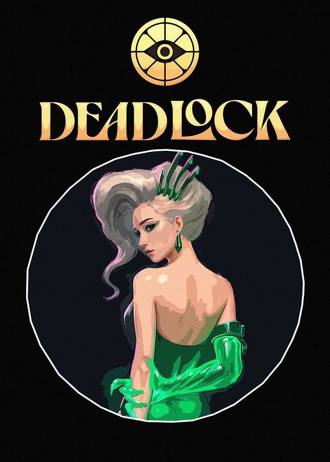 Deadlock Game Art with Woman