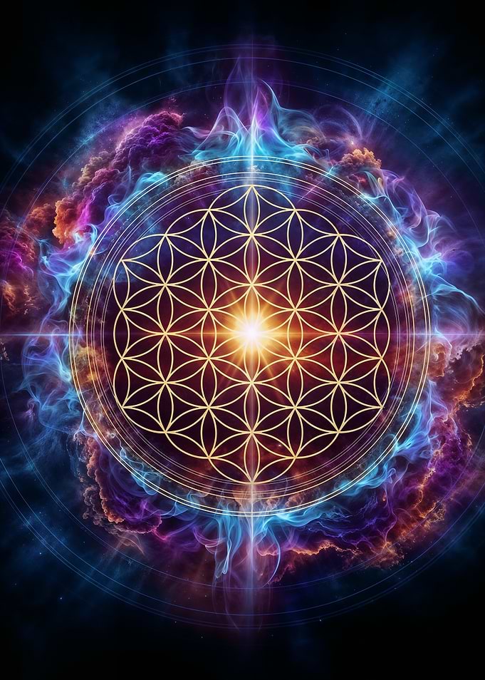 Flower of Life Energy Portal | Sacred Geometry Universe