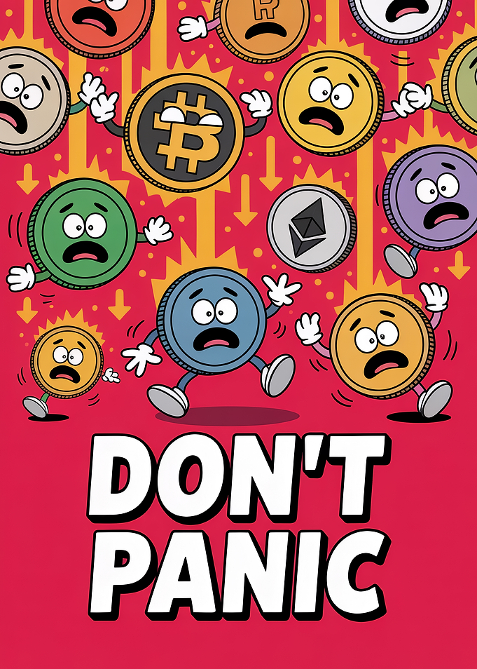 Don't Panic Crypto Coins