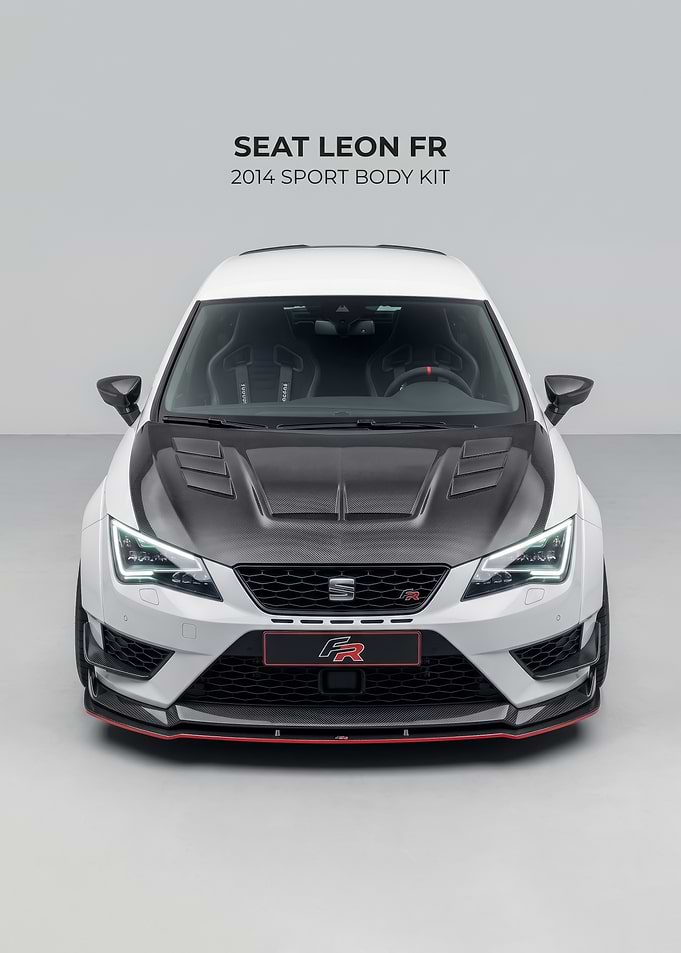 white Leon FR Sport Body Kit poster