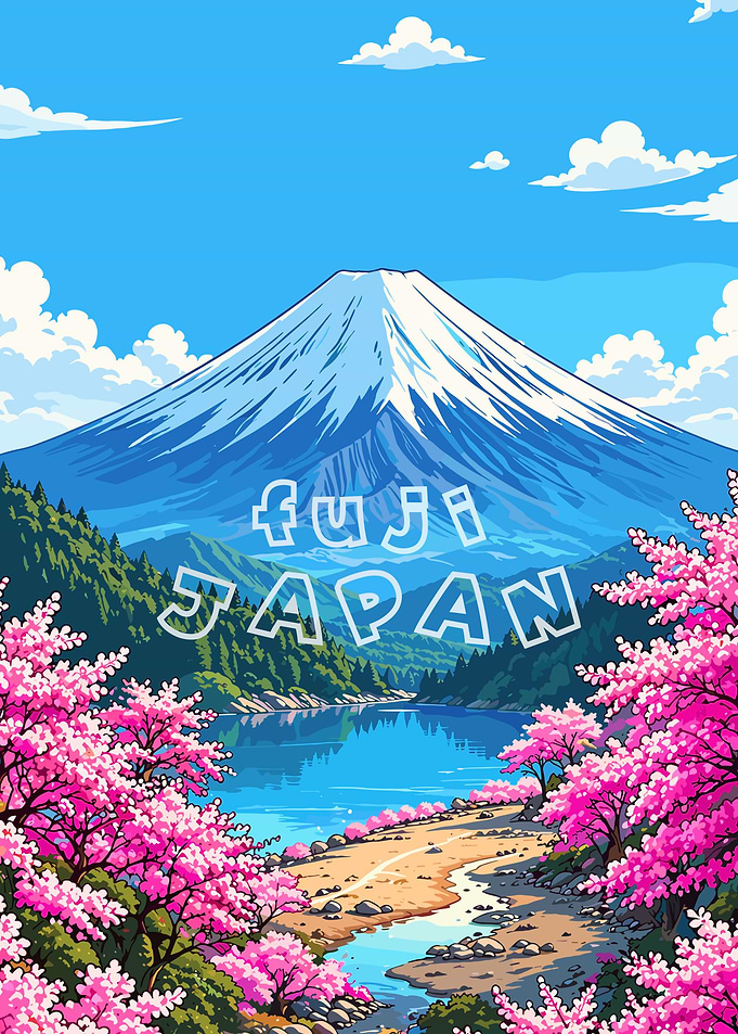 Mount Fuji Cherry Blossoms