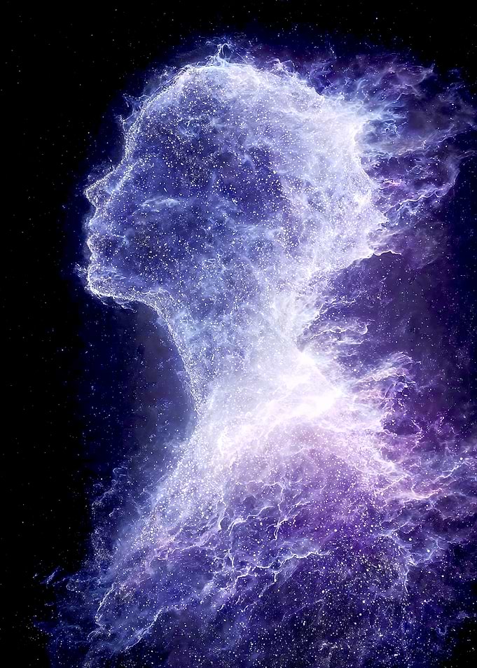 Ascension of Light | Human Form Emerging from Energy