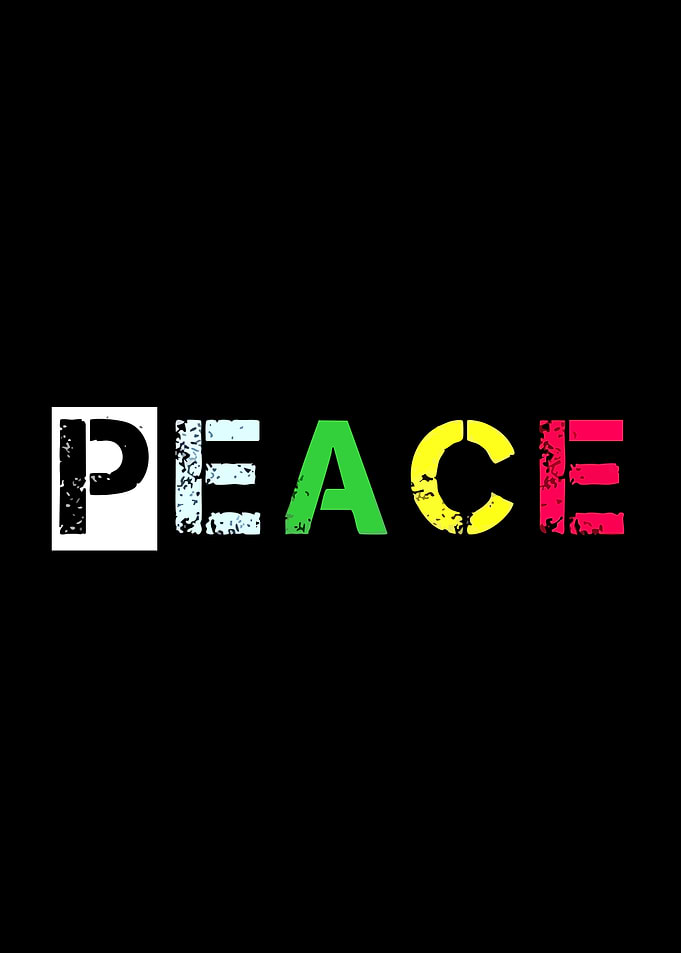 Peace Text Art