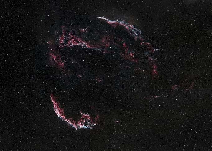 Veil Nebula in Space