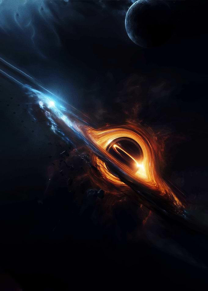 Black Hole and Planet