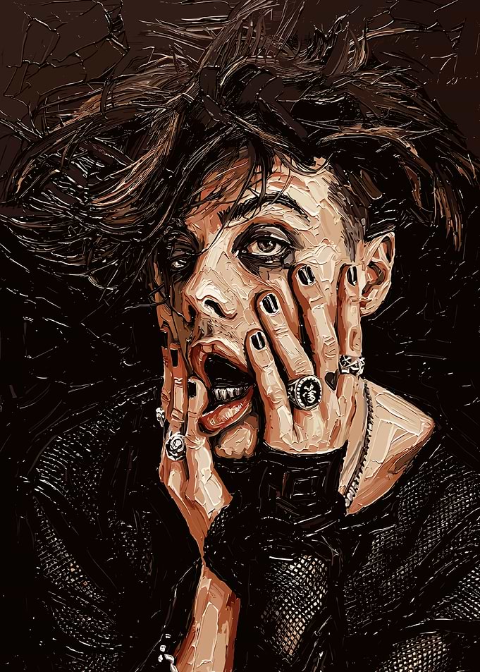 Expressive Portrait of a Person